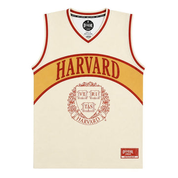 Harvard Official League Embroidered Basketball Jersey