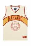 Harvard Official League Embroidered Basketball Jersey