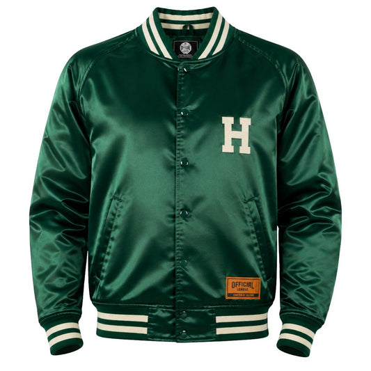 Harvard Official League Embroidered Satin Jacket