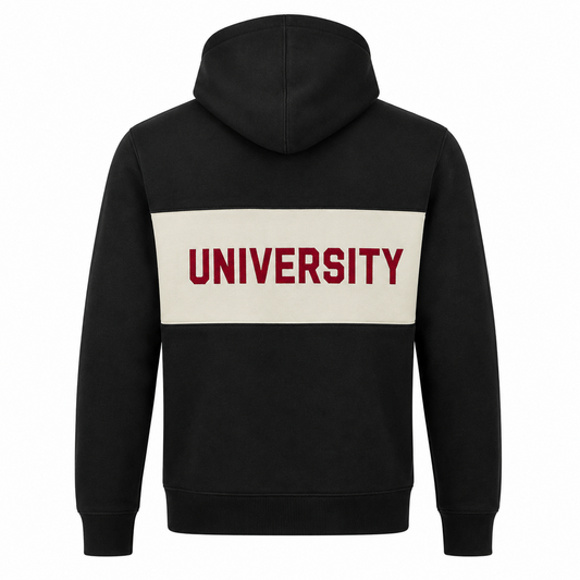 Harvard Official League Embroidered Tri-Color Hoodie
