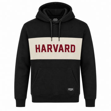 Harvard Official League Embroidered Tri-Color Hoodie