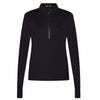 Harvard Women's Greyson Blackout Veritas Shield Halley Quarter Zip