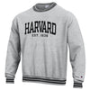 Harvard Champion Reverse Weave Yarn Dye Rib Applique Crew