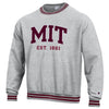 MIT Champion Reverse Weave Yarn Dye Rib Applique Crew