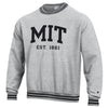 MIT Champion Reverse Weave Yarn Dye Rib Applique Crew