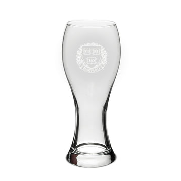 Harvard Veritas Engraved 23 oz. Giant Pilsner Glass