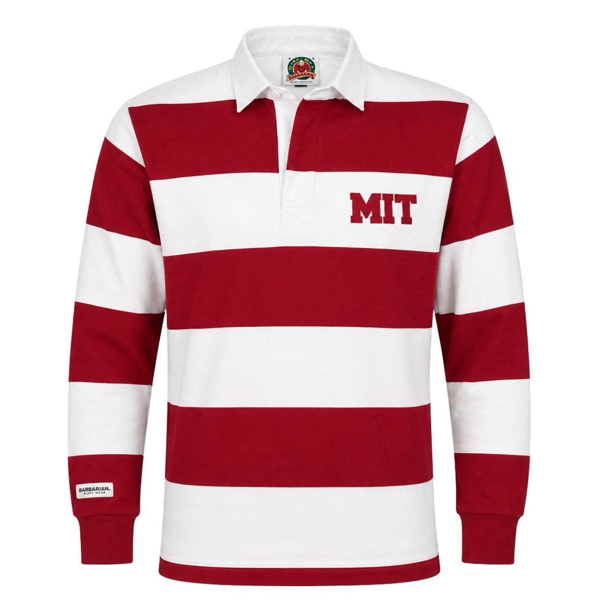 MIT Barbarian Striped Embroidered Rugby Shirt – The COOP