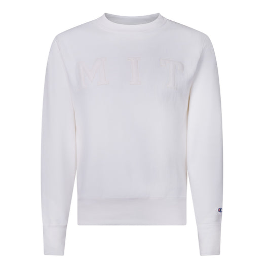 MIT Champion Reverse Weave Felt Applique Tonal Crew