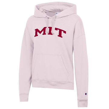 MIT Women's Champion Powerblend Hoodie With Shield