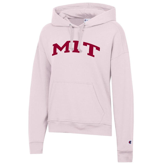 MIT Women's Champion Powerblend Hoodie With Shield
