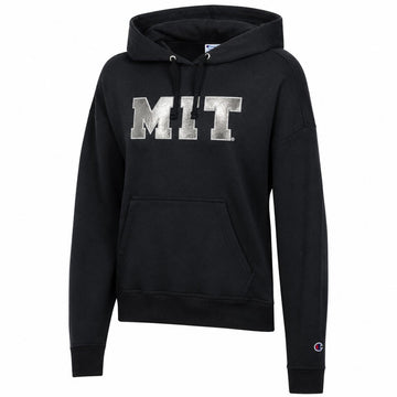 MIT Women's Champion Silver Design Black Hood