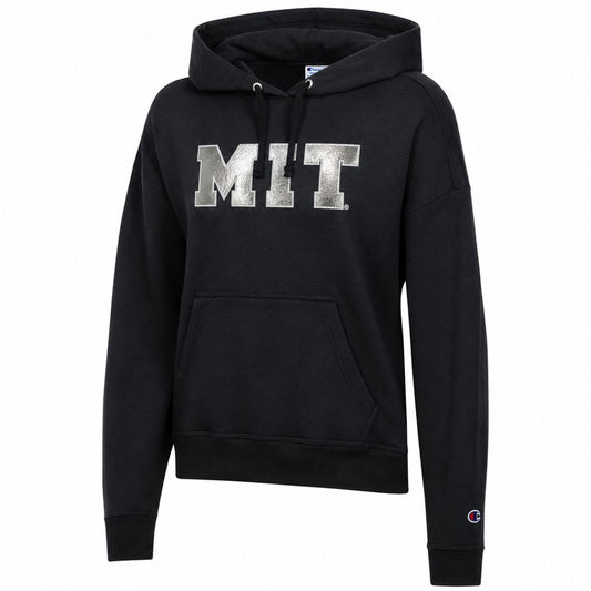 MIT Women's Champion Silver Design Black Hood