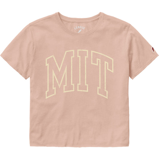 MIT Women's League Clothesline Crop Tee