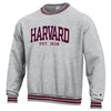 Harvard Champion Reverse Weave Yarn Dye Rib Applique Crew
