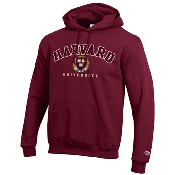 Harvard Champion Applique Hooded Sweatshirt