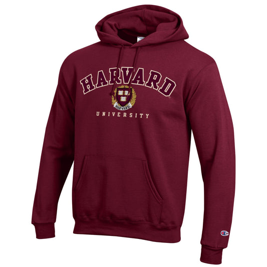 Harvard Champion Applique Hooded Sweatshirt