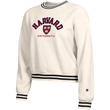 Harvard Women's Champion Reverse Weave Yarn Dye Crew
